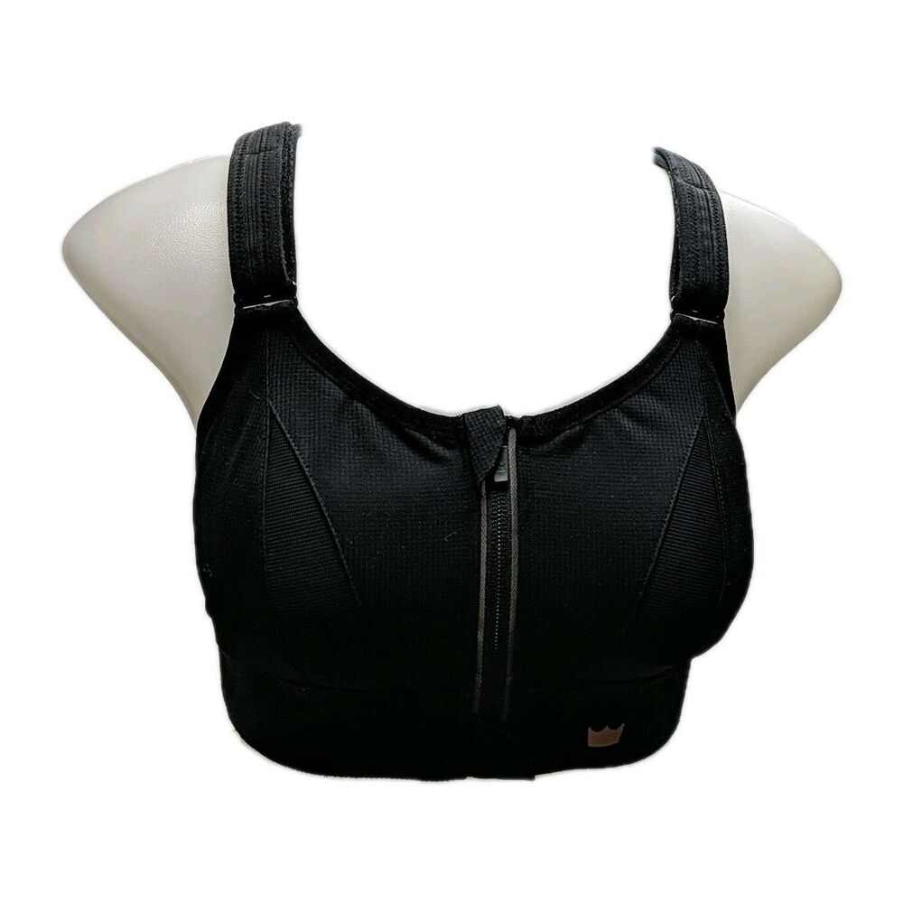 SHEFIT ULTIMATE SPORTS BRA Medium High Impact Moisture Wick  Black M